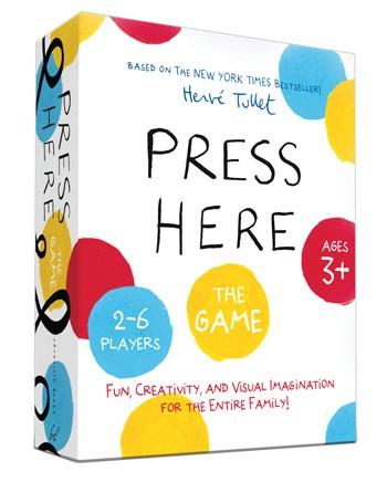 Press Here: The Game Fun, Creativity, and Visual Imagination for the Entire Family! By Hervé Tullet